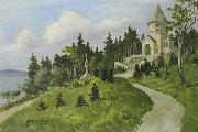Anton Genberg Votivkapelle in Berg am Starnberger Spain oil painting artist